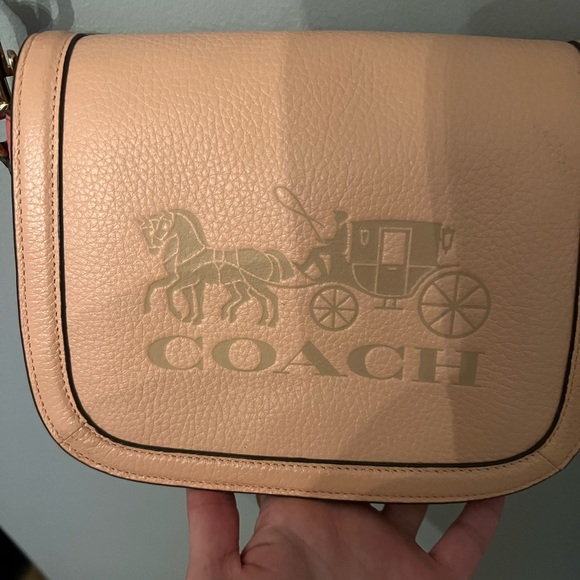 Authentic Coach Colourblock Saddle Bag - Picture 1 of 7